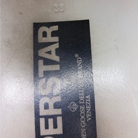 Golden Goose Superstar Blue Lace Silver Glitter Sneakers - Picture 9 of 10